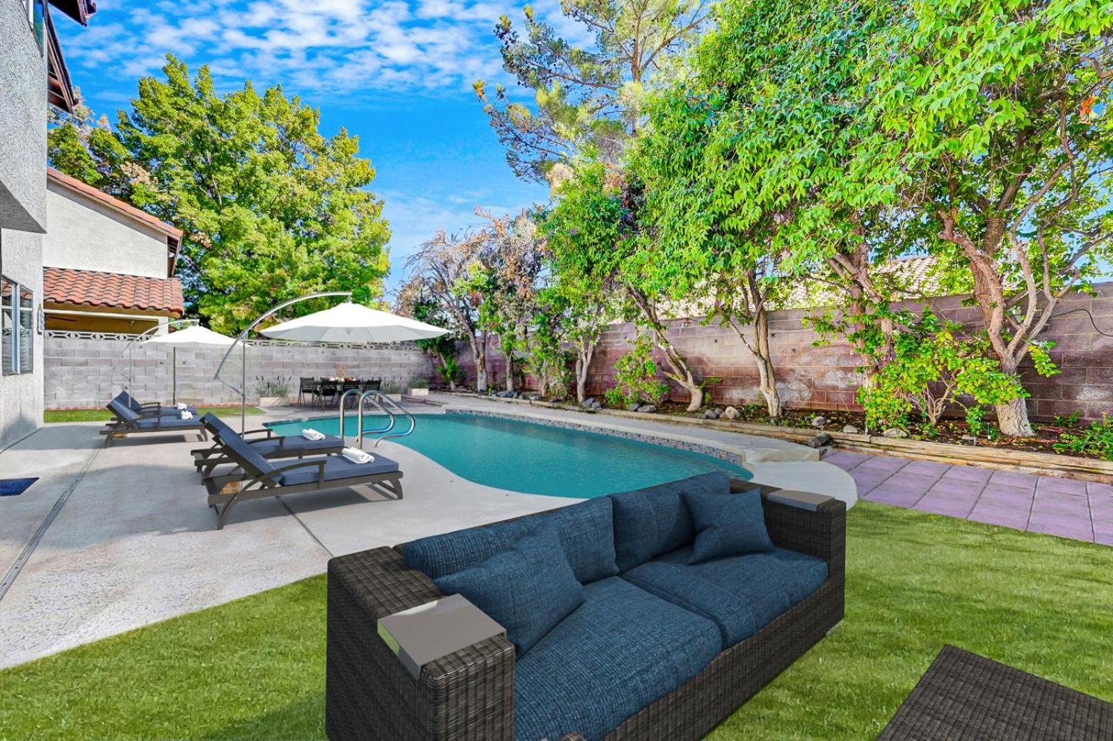 Bright Fun Spacious Home With Pool Las Vegas Exterior photo